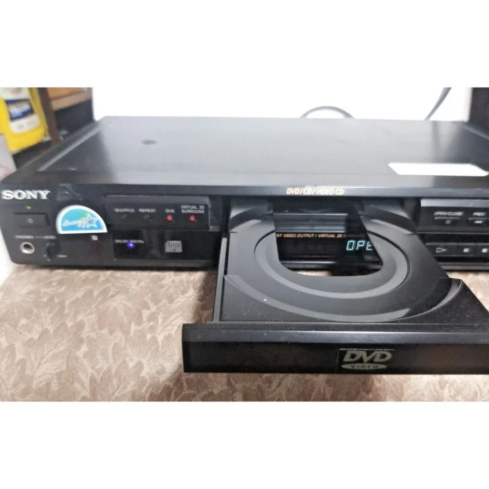 Sony CD/DVD Player DVP-S560D Dolby Digital 5.1 Output Tested WORKS No Remote